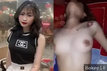 Kekasihku memiliki payudara besar yang sangat menggoda.