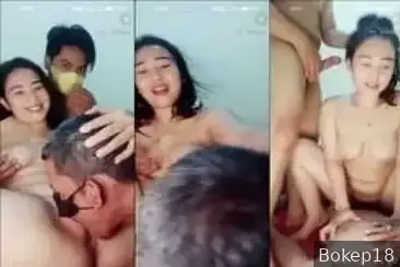 Threesome Live Bareng Cewek Tubuh Mantap Sampe Squirt